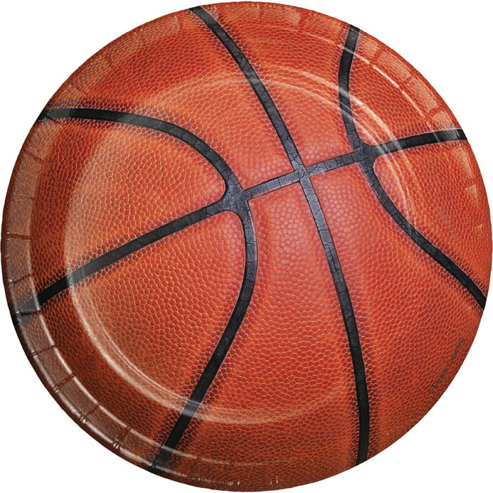 Basketball Dessert Plates 96 ct