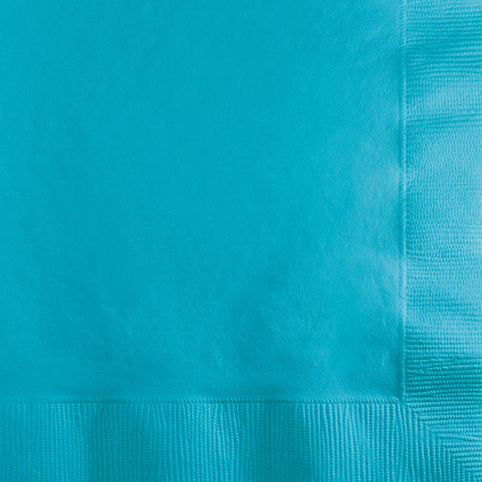 Bermuda Blue Beverage Napkins 3-Ply 500 ct