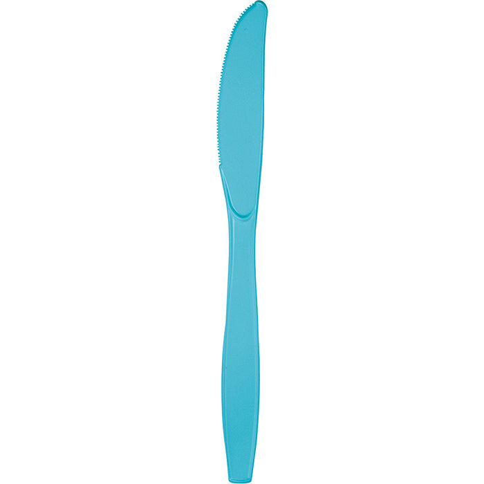 Bermuda Blue Plastic Knives 288 ct