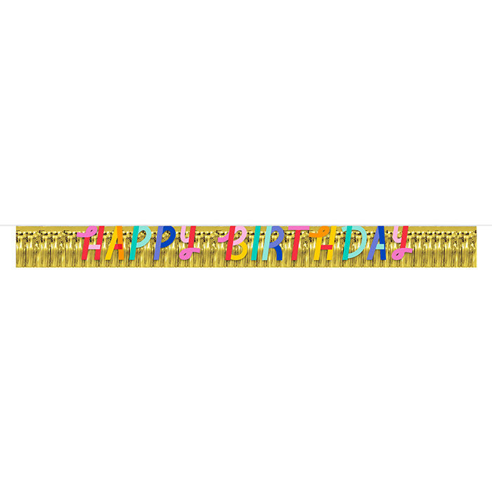 Birthday Confetti Happy Birthday Banners 12 ct