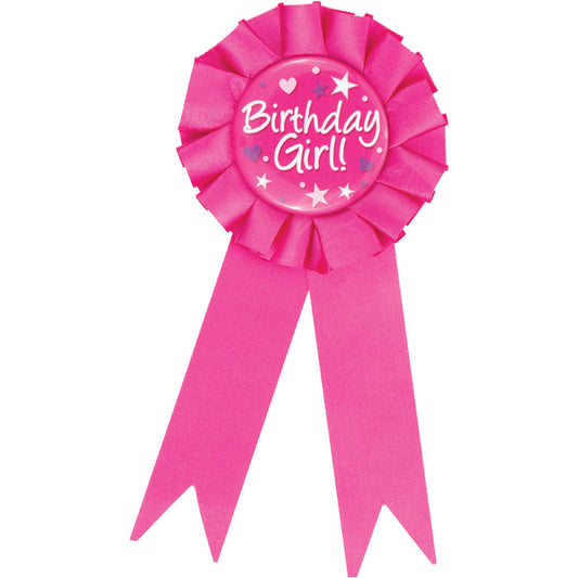 Birthday Girl Award Ribbons 12 ct