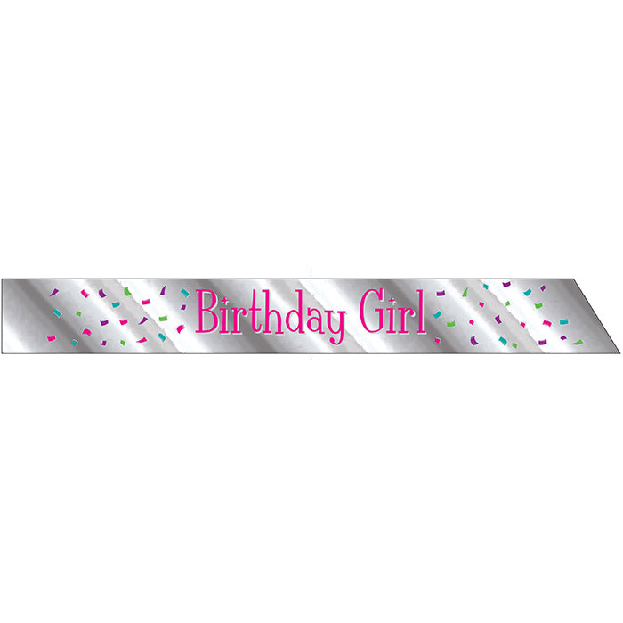 Birthday Girl Sashes 6 ct