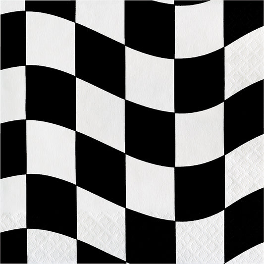 Black and White Check Luncheon Napkins 216 ct