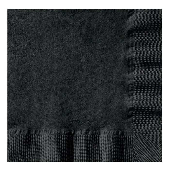 Black Coin Embossed Beverage Napkins 1,000 ct