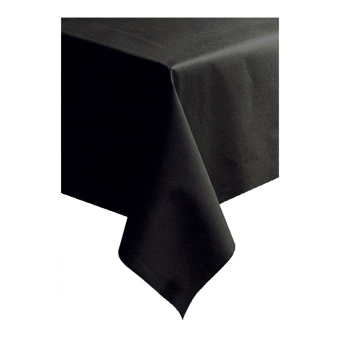 Black Linen-Like 50" x 108" Tablecloths 20 ct