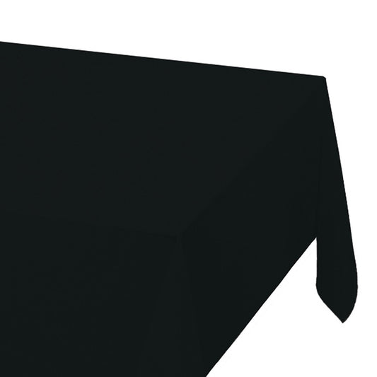 Black Plastic Tablecloths 12 ct