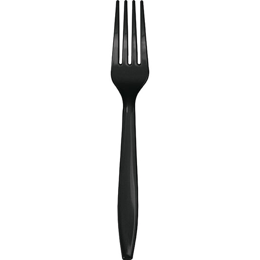 Black Velvet Bulk Plastic Forks 600 ct