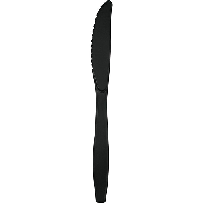 Black Velvet Plastic Knives 288 ct