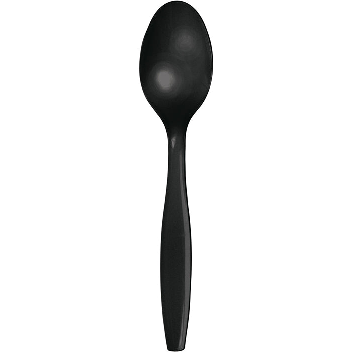 Black Velvet Plastic Spoons 288 ct