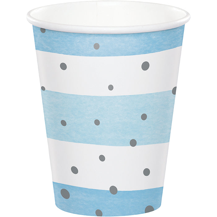 Blue and Silver Celebration Cups 96 ct