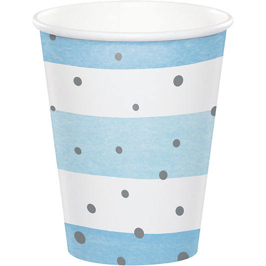 Blue and Silver Celebration Cups 96 ct