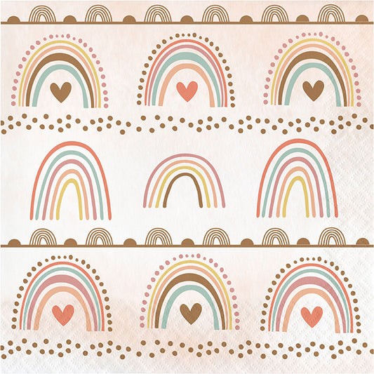 Boho Rainbow Luncheon Napkins 192 ct