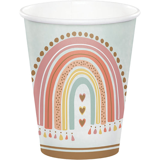 Boho Rainbow Paper Cups 96 ct