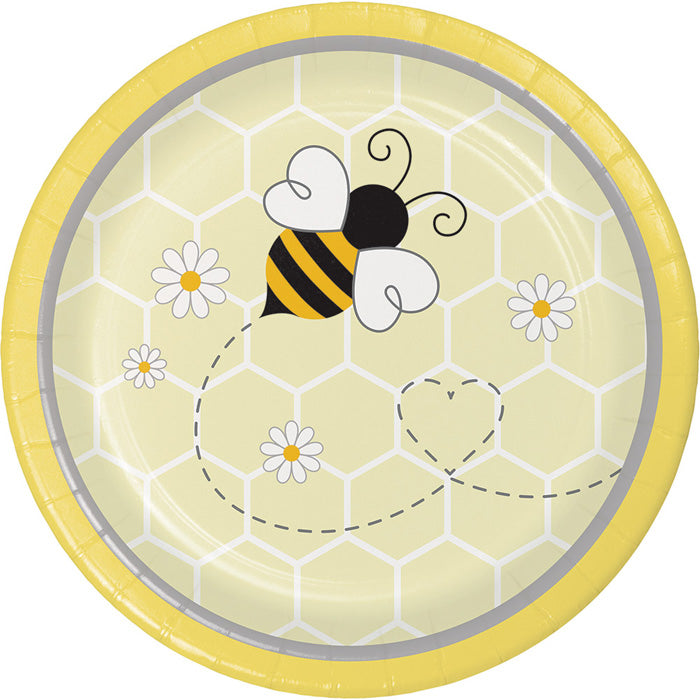 Bumblebee Baby Shower Dessert Plates 96 ct