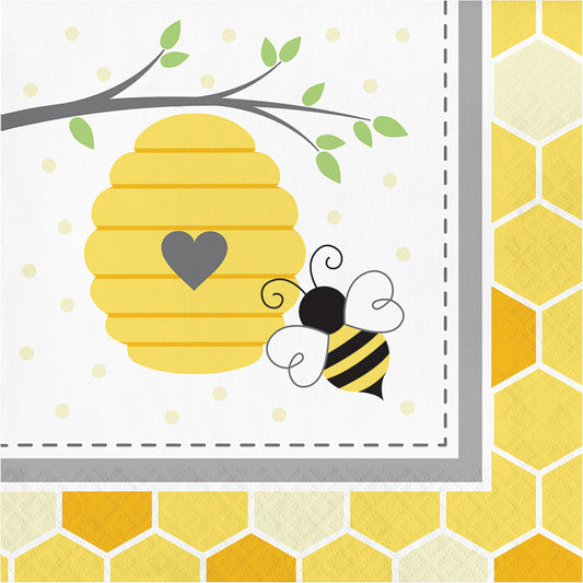 Bumblebee Baby Shower Luncheon Napkins 192 ct