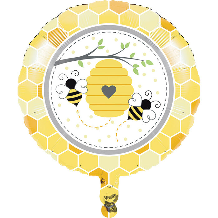 Bumblebee Baby Shower Mylar Balloons 10 ct