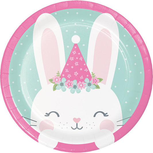 Bunny Party Dessert Plates 96 ct