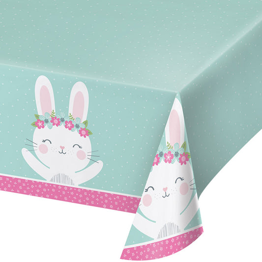 Bunny Party Plastic Tablecloths 6 ct