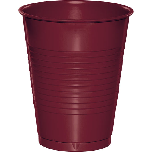 Burgundy 16 oz Plastic Cups 240 ct