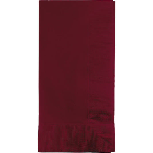 Burgundy 2-Ply Dinner Napkins 600 ct