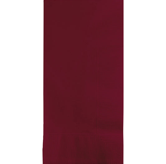 Burgundy 2-Ply Dinner Napkins 600 ct