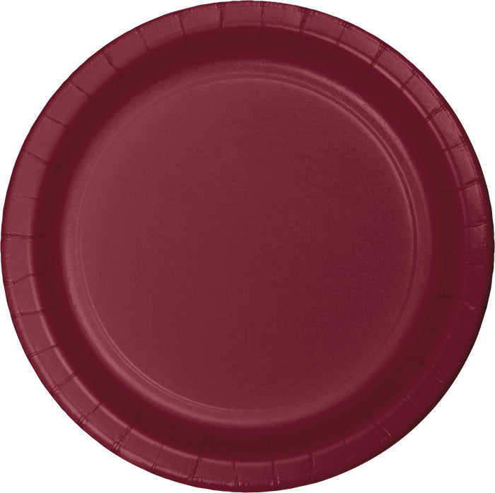 Burgundy SturdyStyle Banquet Plates 240 ct