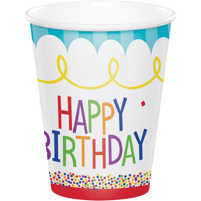 Cake Birthday Paper Cups 96 ct