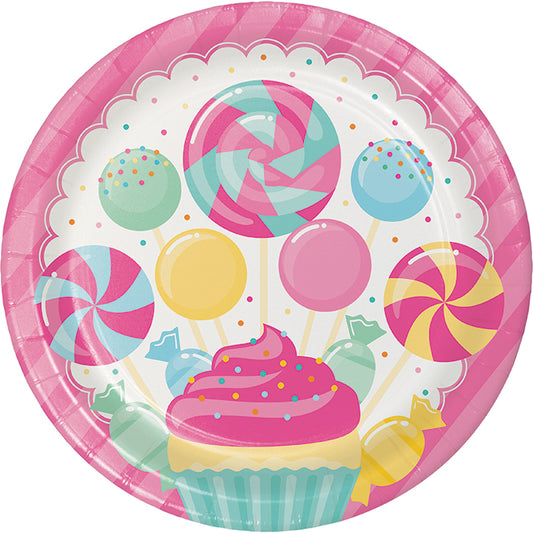 Candy Bouquet Dinner Plates 96 ct