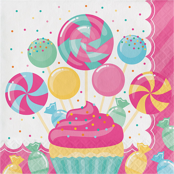 Candy Bouquet Luncheon Napkins 192 ct