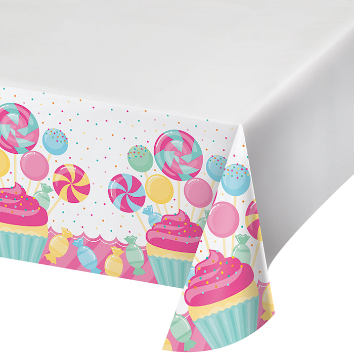 Candy Bouquet Plastic Tablecloths 12 ct