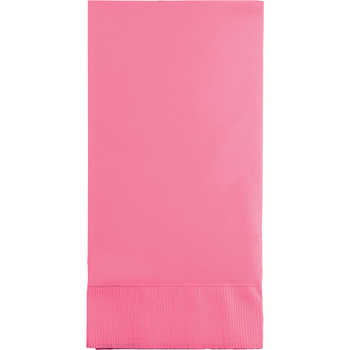 Candy Pink 3-Ply Guest Towels 192 ct