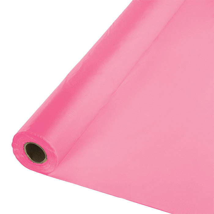 Candy Pink Banquet Table Roll 1 ct