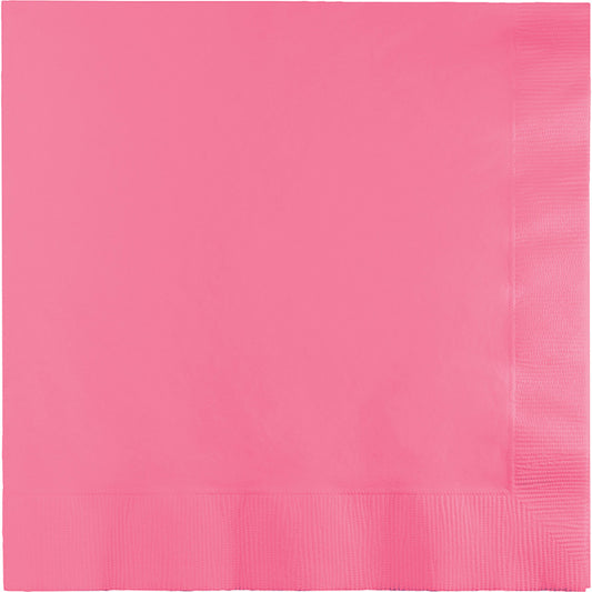 Candy Pink Luncheon Napkins 3-Ply 500 ct