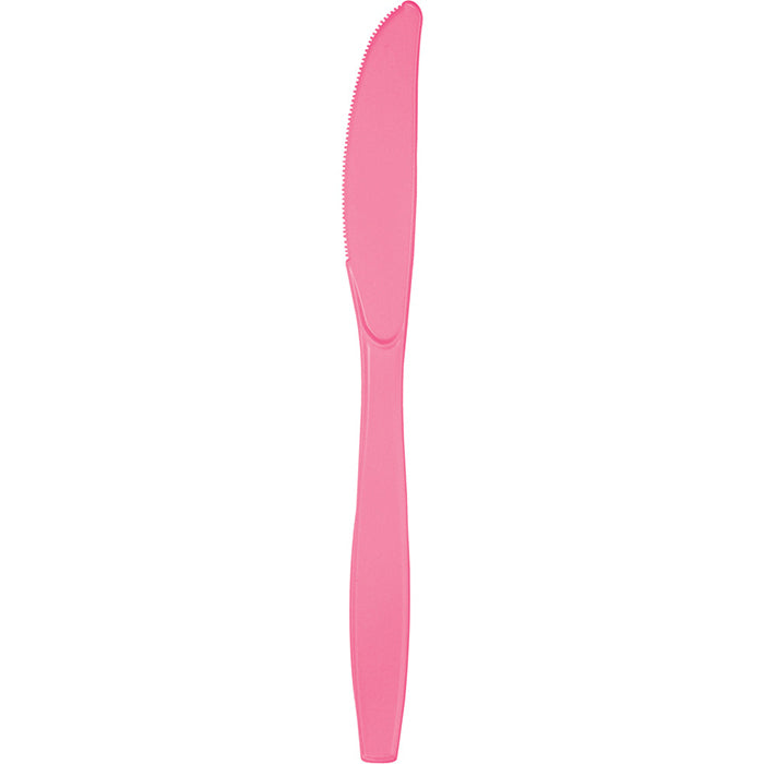 Candy Pink Plastic Knives 288 ct