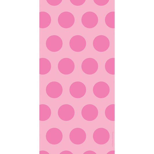 Candy Pink Polka Dots Cello Treat Bags 240 ct