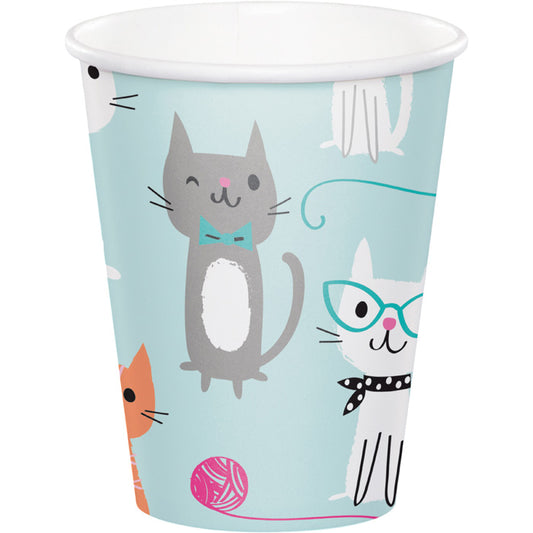 Cat Party 9 oz Cups 96 ct