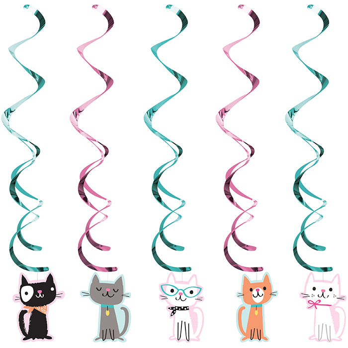 Cat Party Dizzy Danglers 30 ct