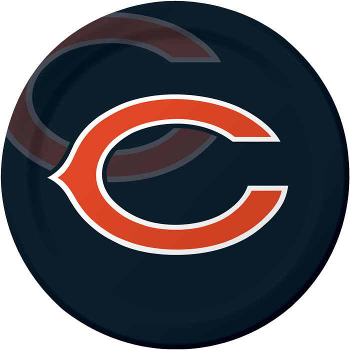 Chicago Bears Dinner Plates 96 ct