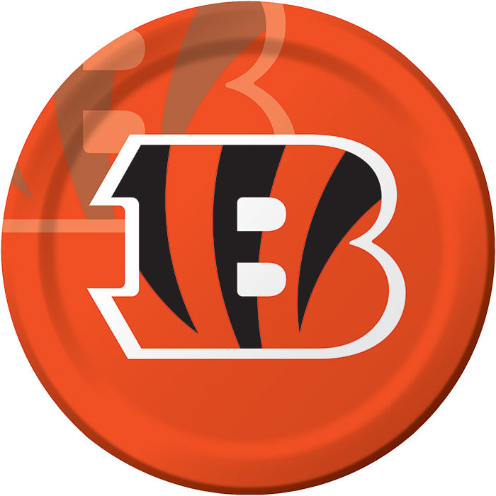 Cincinnati Bengals Dinner Plates 96 ct