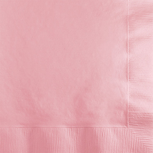 Classic Pink 2-Ply Beverage Napkins 600 ct