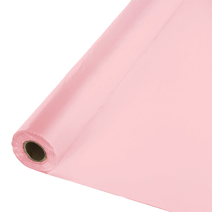 Classic Pink Banquet Table Roll 1 ct