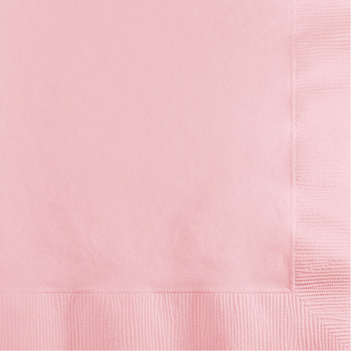 Classic Pink Beverage Napkins 3-Ply 500 ct