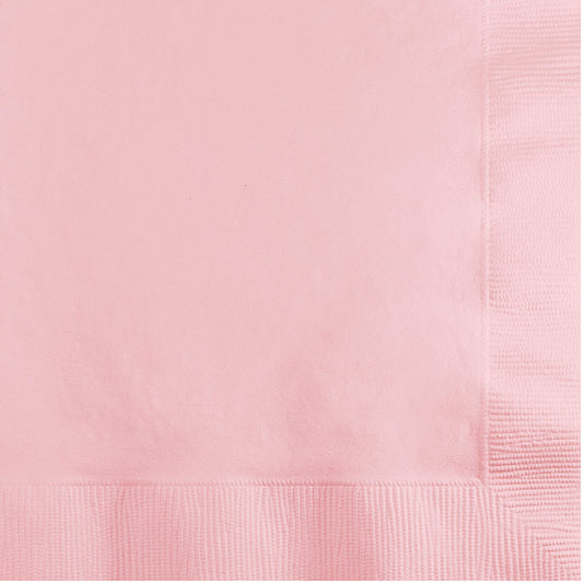 Classic Pink Beverage Napkins 3-Ply 500 ct