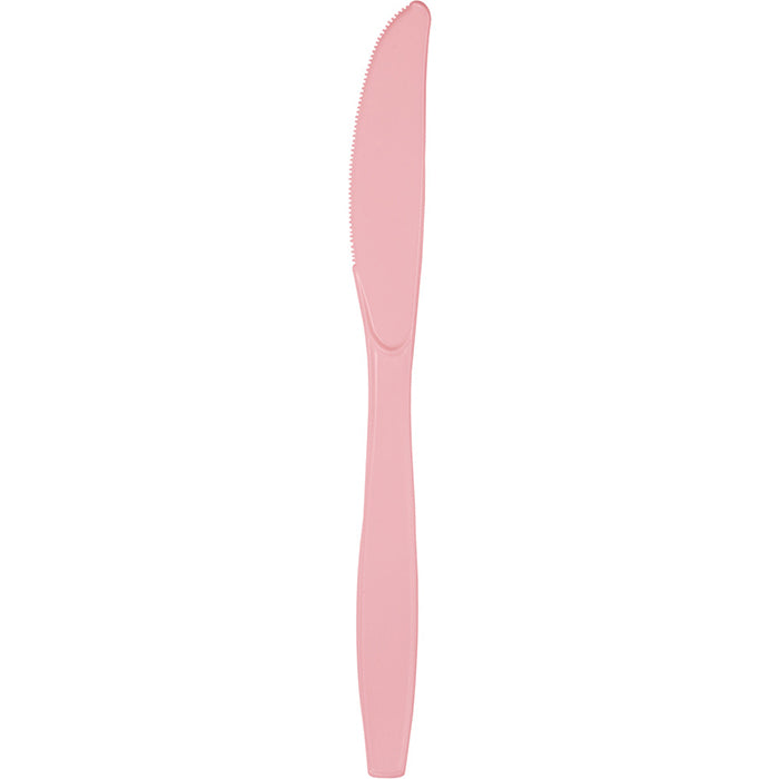 Classic Pink Plastic Knives 288 ct