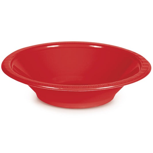 Classic Red 12 oz Plastic Bowls 240 ct