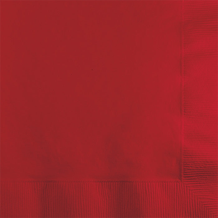 Classic Red 2-Ply Beverage Napkins 600 ct