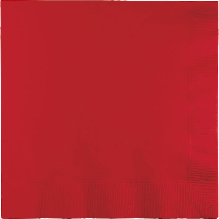 Classic Red Dinner Napkins 3-Ply 250 ct