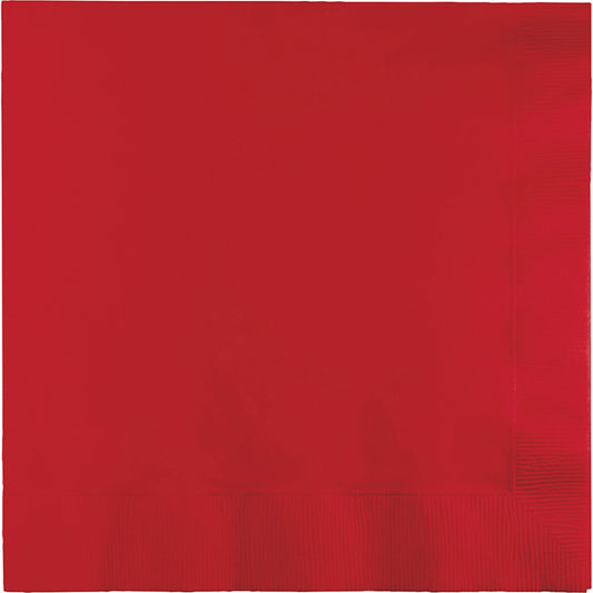 Classic Red Luncheon Napkins 3-Ply 500 ct