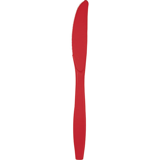 Classic Red Plastic Knives 288 ct