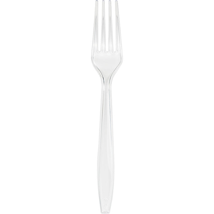 Clear Bulk Plastic Forks 600 ct